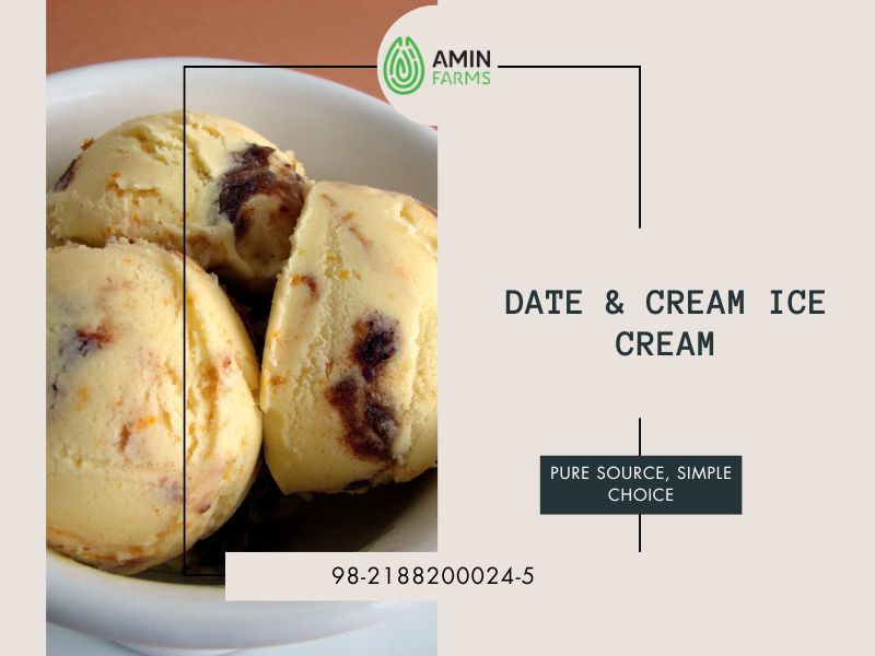 Date & Cream Ice Cream