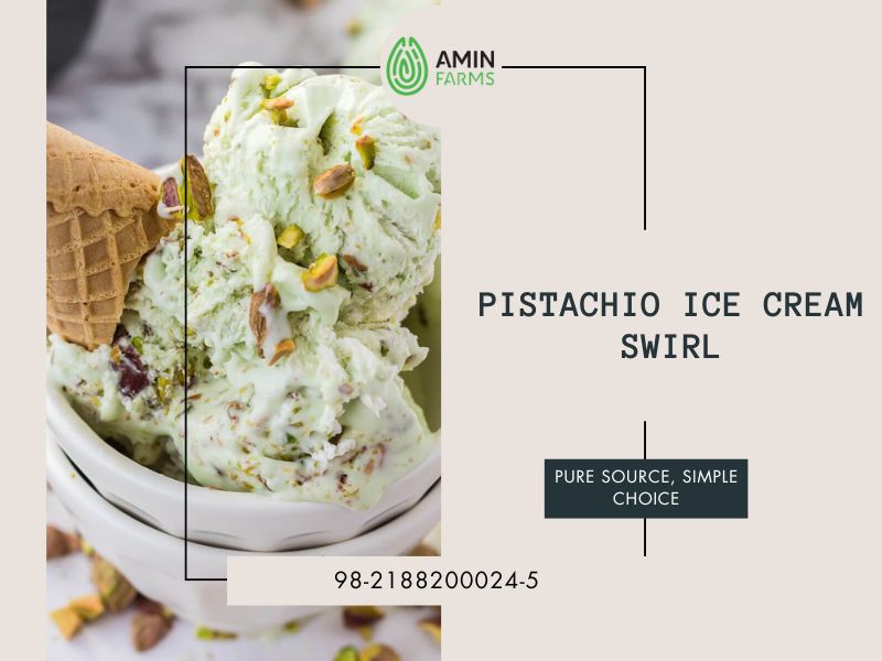 Pistachio Ice Cream Swirl