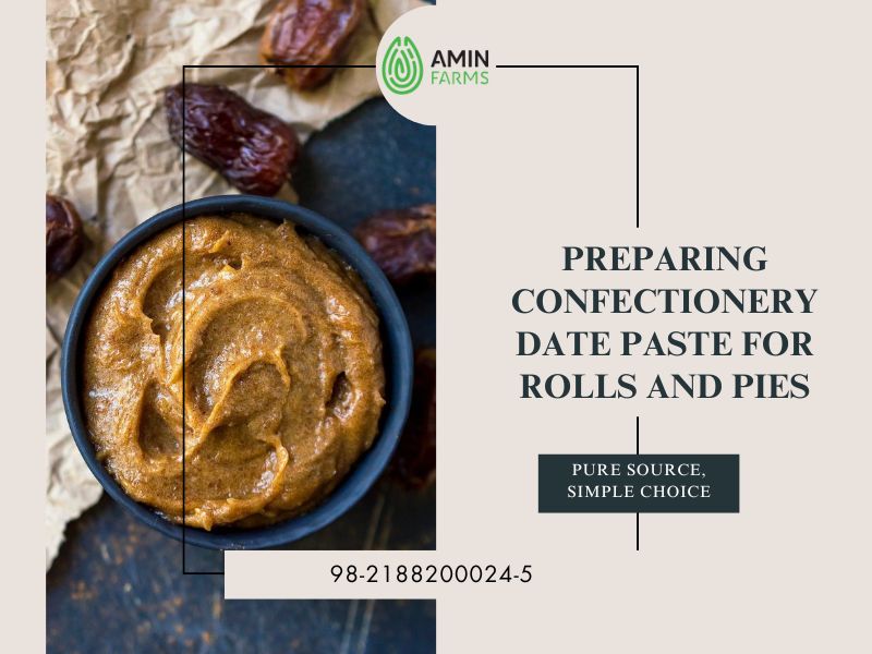Preparing Confectionery Date Paste for Rolls and Pies
