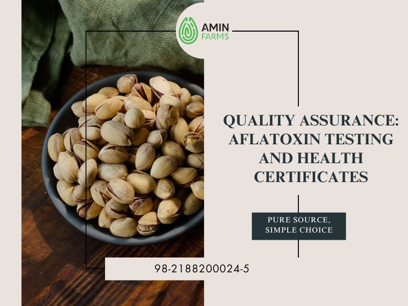 Quality Assurance Aflatoxin Testing and Health Certificates