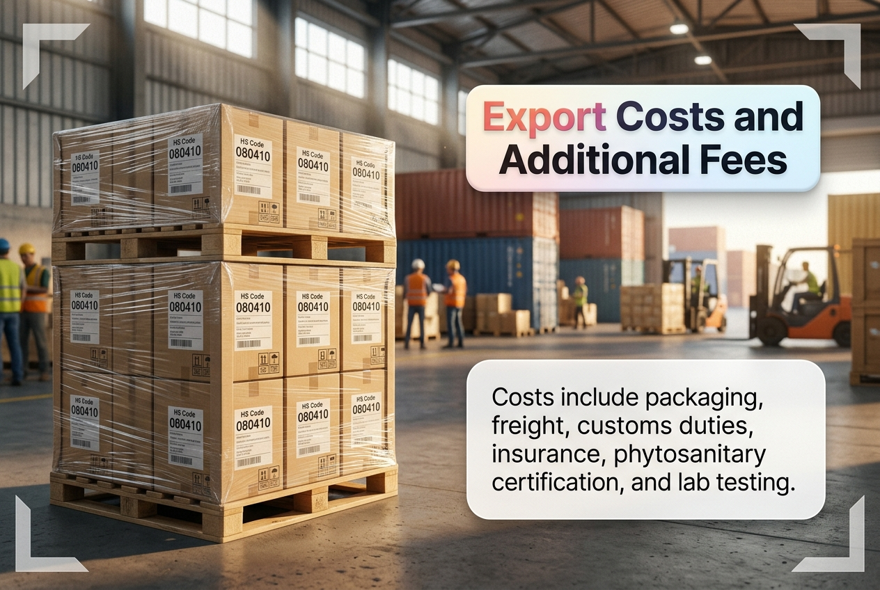 Export Costs and Additional Fees