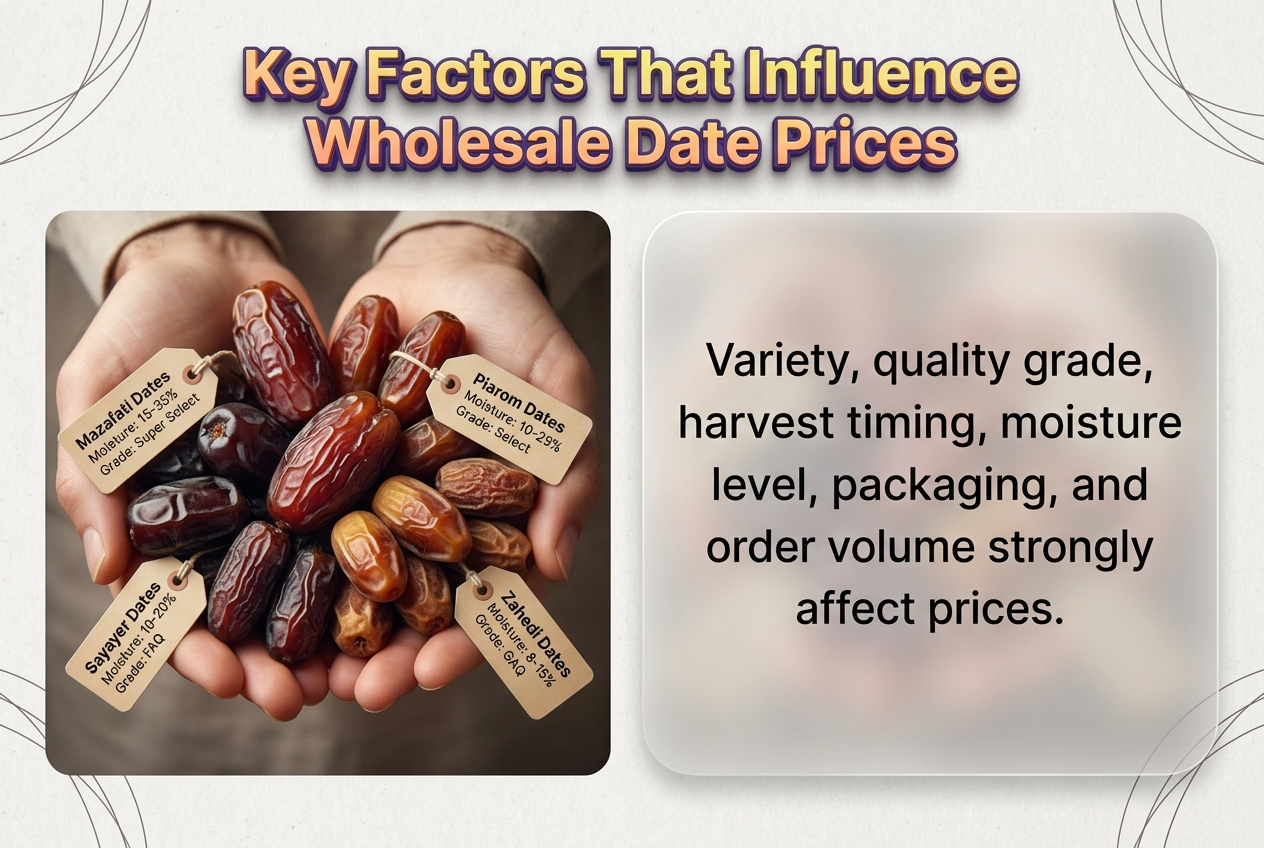 Key Factors That Influence Wholesale Date Prices