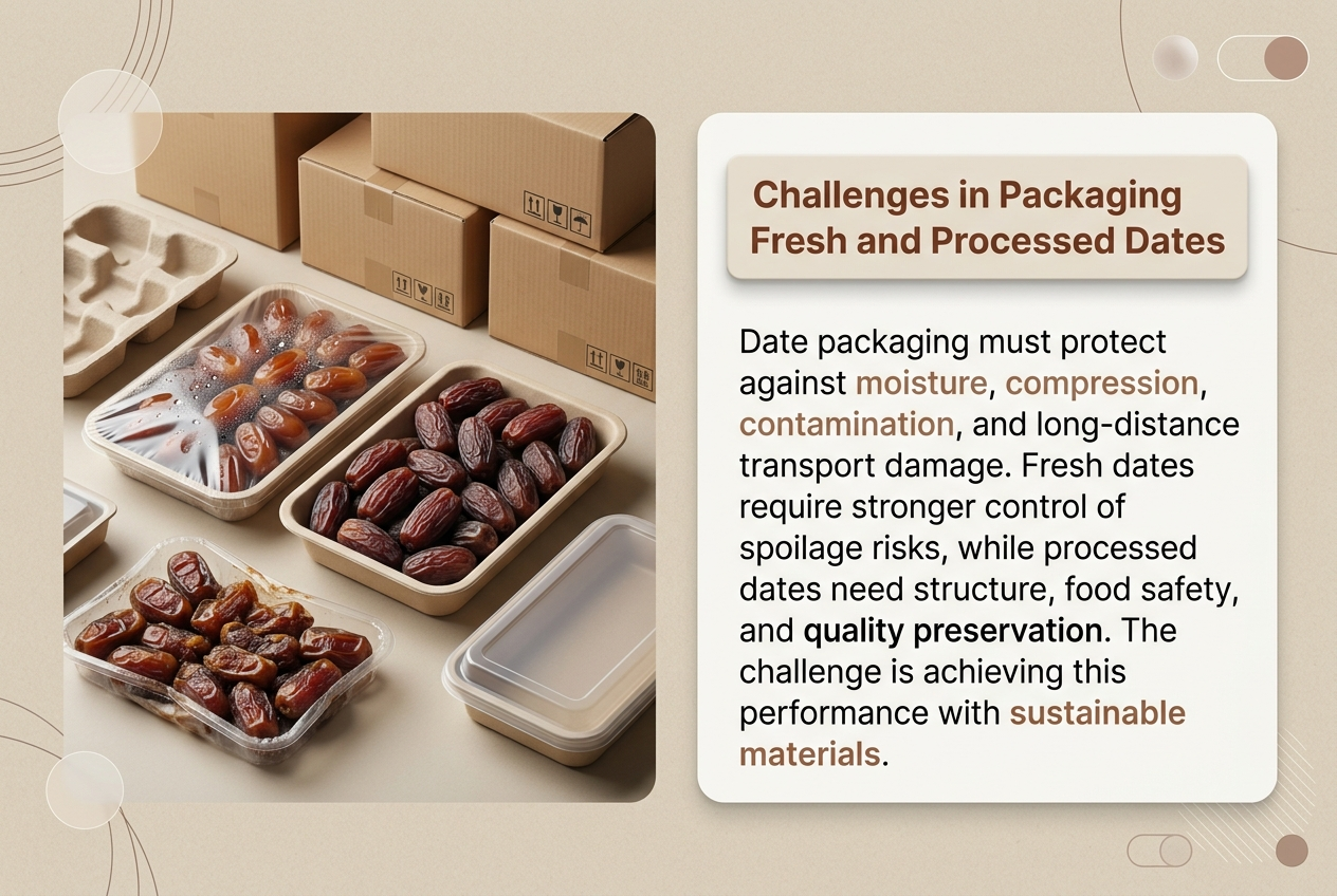 Challenges in Packaging Fresh and Processed Dates