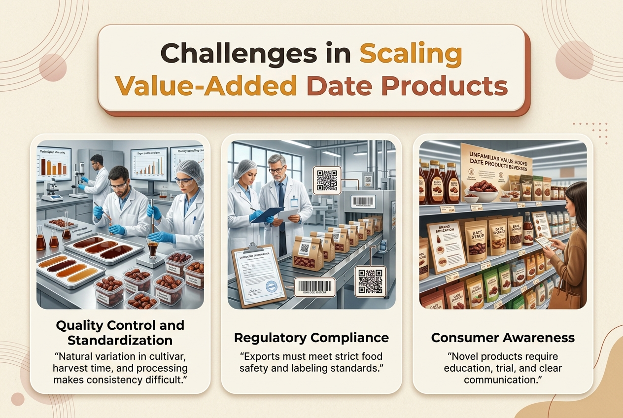 Challenges in Scaling Value-Added Date Products