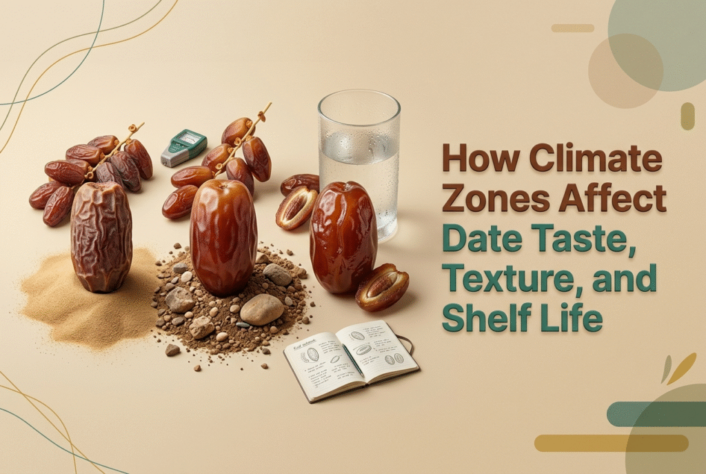How Climate Zones Affect Date Taste, Texture, and Shelf Life