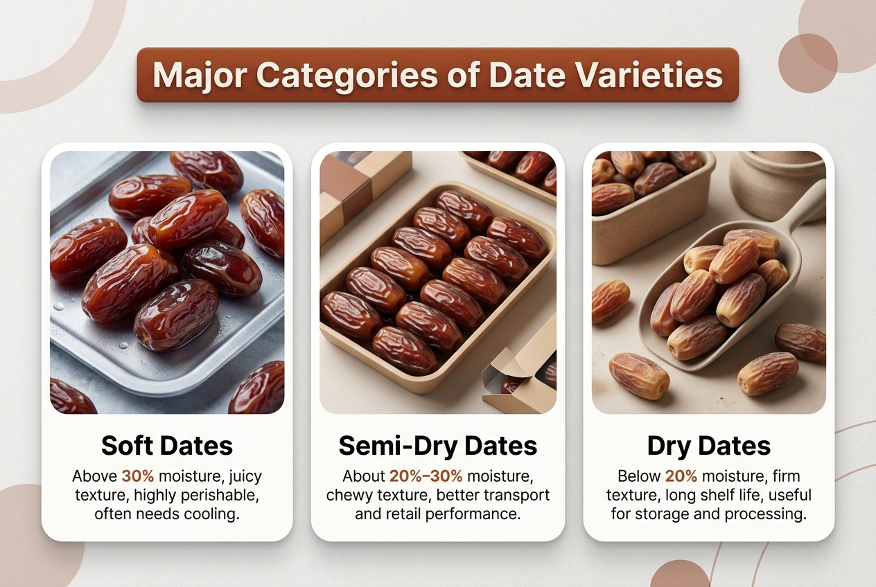 Major Categories of Date Varieties