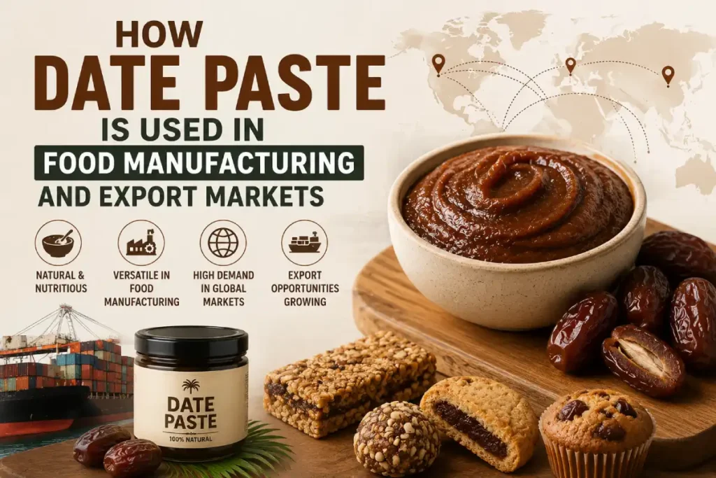 How Date Paste Is Used in Food Manufacturing and Export Markets