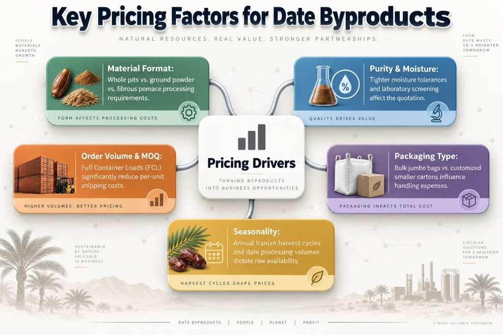 Pricing Factors for Date Byproducts