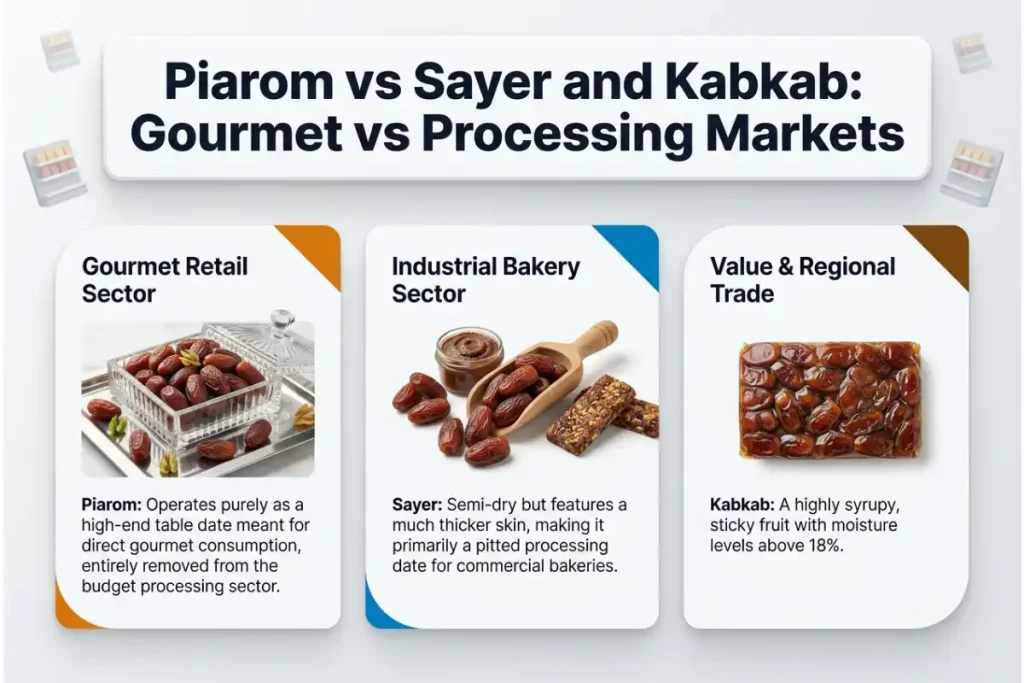 piarom compered with other date types
