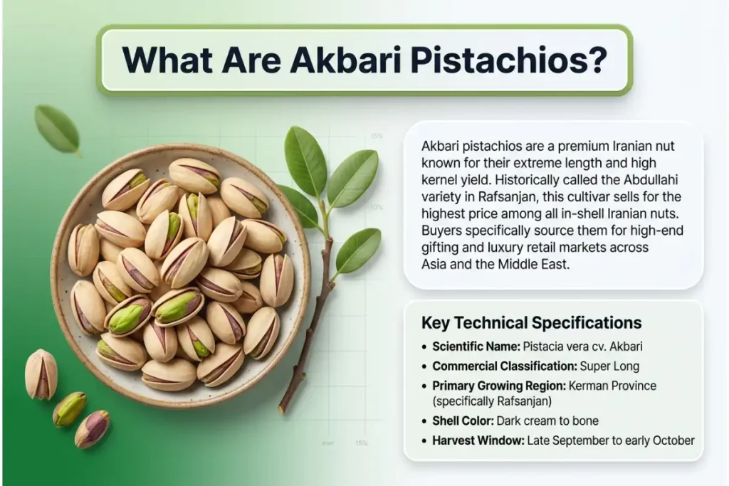 What is Akbari Pistachios